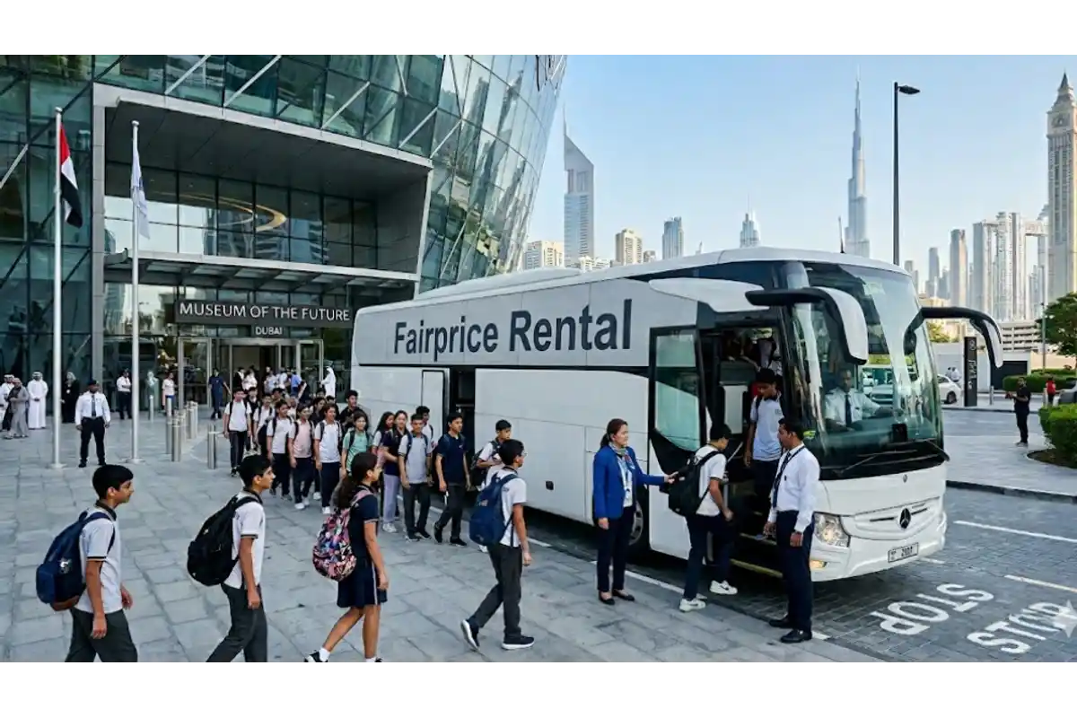 Educational Tour Buses in Dubai | School & Student Transport Services UAE